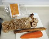 煎り大豆の炊き込みご飯作り方1写真