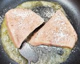 めかじきのガーリックバター醤油♪作り方1写真