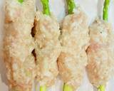 アスパラ串の照り焼きれんこんつくね♡作り方4写真