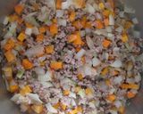 私の大好きな♥豆入りキーマカレー作り方1写真