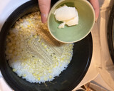 芯も一緒に♡とうもろこしの炊き込みご飯作り方4写真