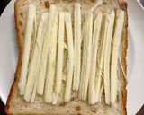 さけるチーズトースト作り方1写真