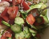 たことしらすとトマトのごま油ぽん酢サラダ作り方3写真