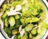 さっぱり✾ 胡瓜と セロリの ポン酢和え作り方4写真