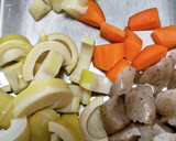 破竹と鶏肉の筑前煮風♡大さじ4調味料だけ作り方1写真