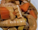 破竹と鶏肉の筑前煮風♡大さじ4調味料だけ作り方6写真