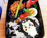 簡単ちいかわキャラ弁当 海苔チーズだけ！作り方1写真