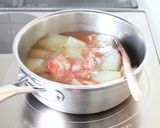 優しい風味【冬瓜とカニカマのとろみ煮】作り方3写真