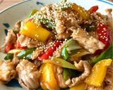 簡単夕食主菜・肉料理★豚こまピーマンねぎの酢豚作り方7写真
