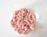 たけのこ入りごま肉団子作り方2写真