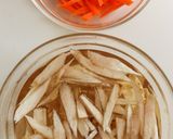簡単♫ごぼうとにんじんの胡麻マヨサラダ作り方1写真