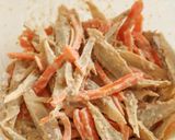 簡単♫ごぼうとにんじんの胡麻マヨサラダ作り方3写真