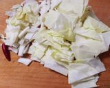 ワンパンで作るキャベツのボンゴレビアンコ作り方4写真