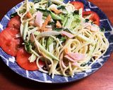 ごま油のコクでおいしい＊家のサラスパ＊作り方7写真