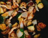 茄子、ズッキーニ、きのこケチャップソース作り方4写真