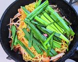 ニラともやしの塩焼きそば作り方12写真