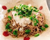 ごま油香る〜、ピーマンと大根のおろしそば作り方2写真
