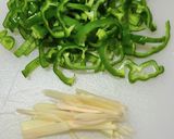 牛肉とピーマンの甘辛生姜焼き作り方1写真
