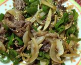 牛肉とピーマンの甘辛生姜焼き作り方4写真
