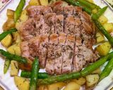豚肉とアスパラポテトのハーブソテー♪作り方5写真