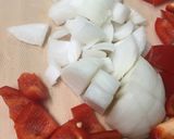 ほたてと赤パプリカで、簡単イタリアン炒め作り方1写真