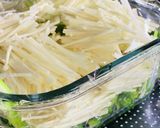 レンジで3分！ピーマンと塩昆布の和え物作り方1写真