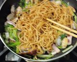 苦情盛りだくさんの葱そば　（塩焼きそば）作り方24写真