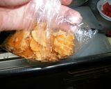 水菜と大根のサラダ　ポテチのせ＾＾作り方3写真