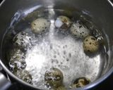 簡単!春巻き ミートボールエッグ作り方1写真