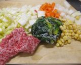 簡単すぎ☆肉野菜丼作り方2写真