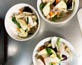 茄子椎茸簡単きな粉トマト生姜炒味八宝菜風作り方9写真