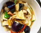 茄子椎茸簡単きな粉トマト生姜炒味八宝菜風作り方12写真