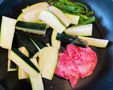 ズッキーニと牛肉で●梅雨のチンジャオ作り方2写真