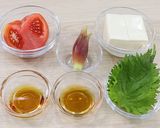 スピードメニュー!薬味トマト冷奴作り方1写真