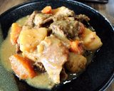 圧力鍋と麺つゆ！とろける牛筋の肉じゃが♡作り方12写真