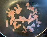 ワンパン生クリーム不使用カルボナーラ作り方1写真