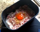 ▲山ごはん▲コンビーフTKG作り方6写真