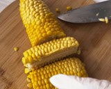 とうもろこしの唐揚げ♪青のりバター作り方1写真
