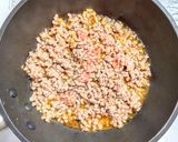 豚ひき肉とナスの麻婆豆腐作り方5写真