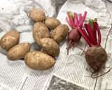 ピンクのポテサラ作り方1写真