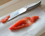 ゼンヌードル使用！たらこクリームパスタ作り方1写真