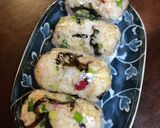 天かす・梅・昆布・ネギ♡おにぎり作り方3写真