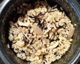 ひじきと エリンギ 蒟蒻の炊き込みご飯作り方11写真
