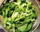 小松菜と 蒟蒻 もやしのピリ辛野菜炒め❁作り方6写真