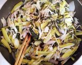 小松菜と 蒟蒻 もやしのピリ辛野菜炒め❁作り方7写真