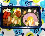 簡単リンク弁当　ゼルダのキャラ弁作り方1写真