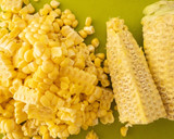 とうもろこしの旨だし味噌炊き込みご飯作り方1写真