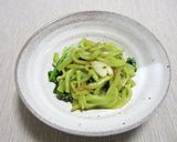 大葉油麦菜の豚バラ肉巻き作り方12写真