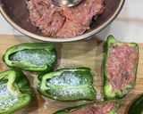 クミン香るピーマンのスパイシー肉詰め作り方4写真
