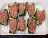 クミン香るピーマンのスパイシー肉詰め作り方5写真